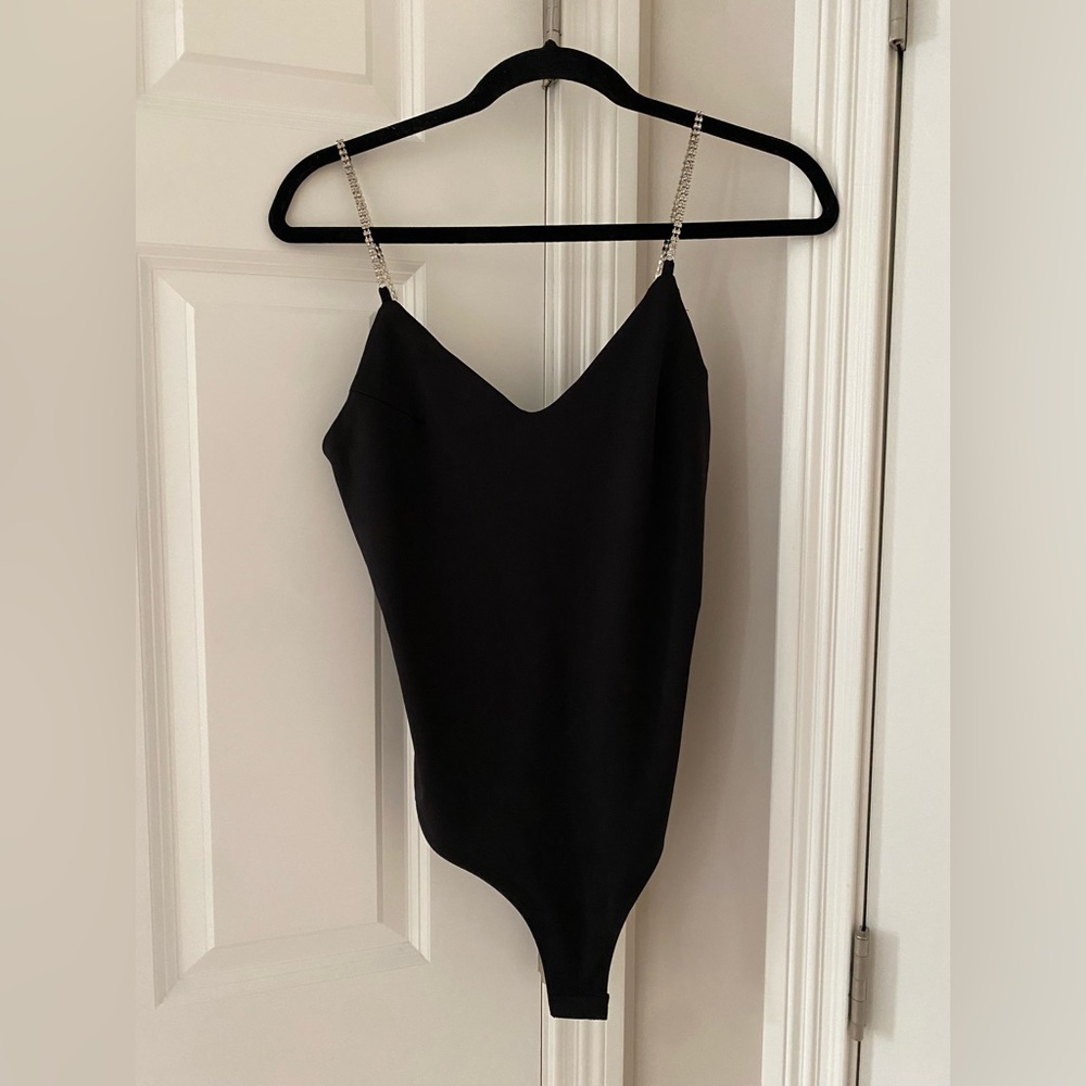 Rhinestone Cami Bodysuit